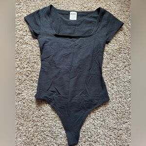 PINK square neck bodysuit